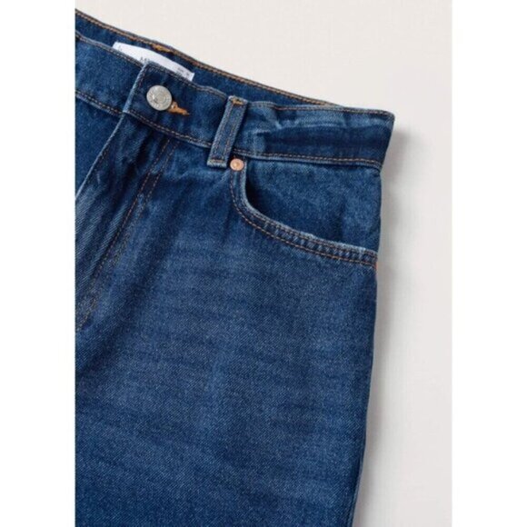 Mango Women's Wide Leg Denim Shorts Size XXS - Picture 7 of 12
